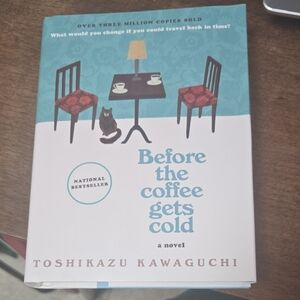 'Before the Coffee Gets Cold' Novel - Blue and White Cover